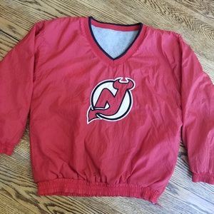 Reversible NJ Devils fleece/windbreaker - Kids S